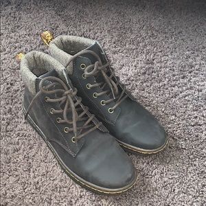 Brown leather Doc Martens